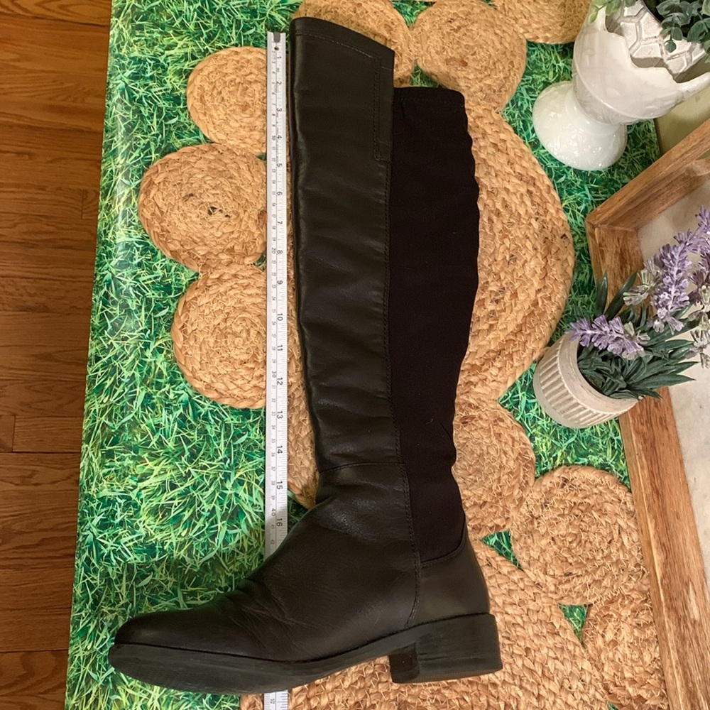 Vince Camuto Black Over the Knee Boots Sleek and Versatile - Picture 13 of 15